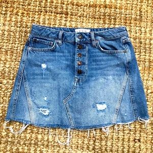 Free People Denim Skirt 27